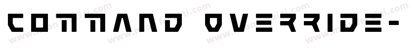 Command Override字体转换